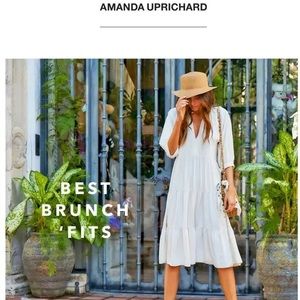 Amanda Uprichard “Saffron Midi Dress”💕 Free Shipping!